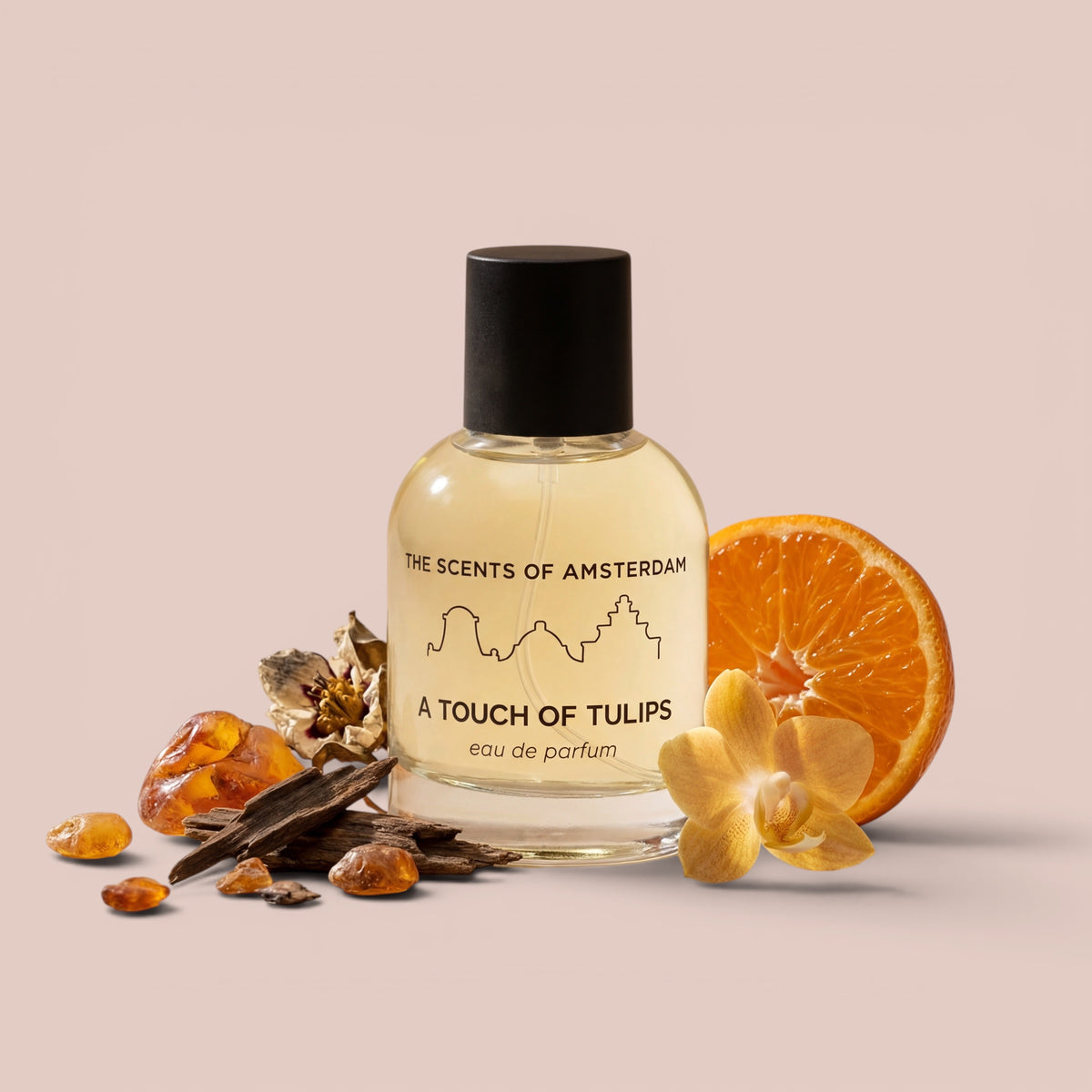 A Touch of Tulips eau de parfum bottle — The Scents of Amsterdam