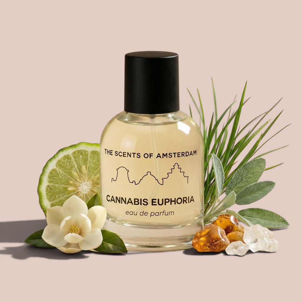 Cannabis Euphoria eau de parfum bottle — The Scents of Amsterdam