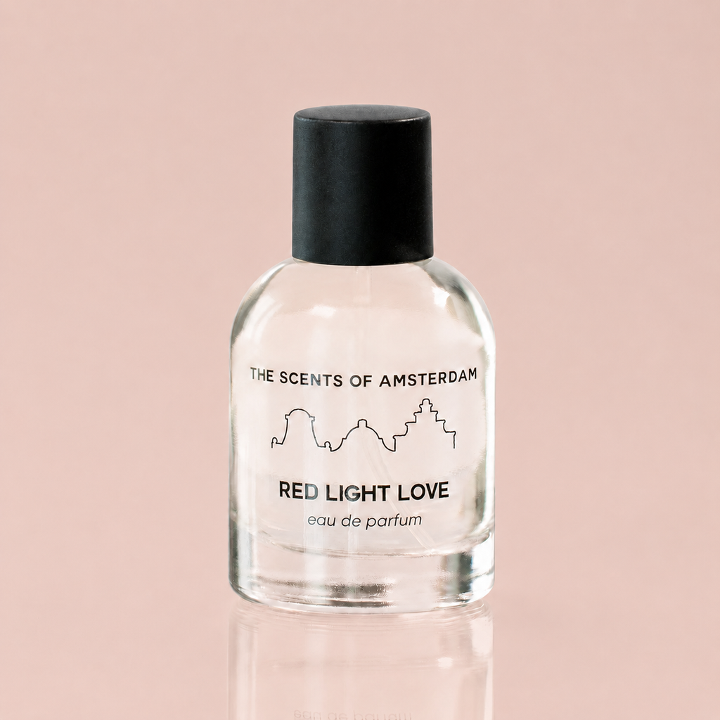 Red Light Love eau de parfum bottle — The Scents of Amsterdam
